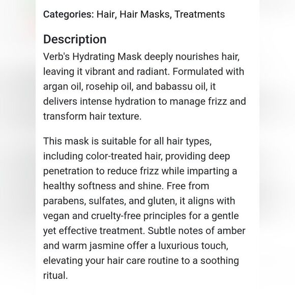 Verb Hydrating Mask - Picture 4 of 4